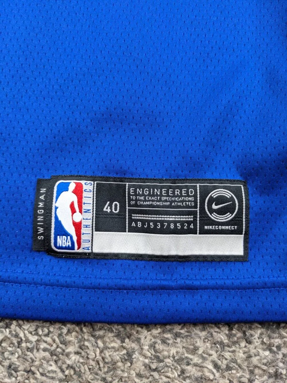 Stephen Curry Golden State Warriors Jersey Nike Swingman Blue Mens 40 (Small)